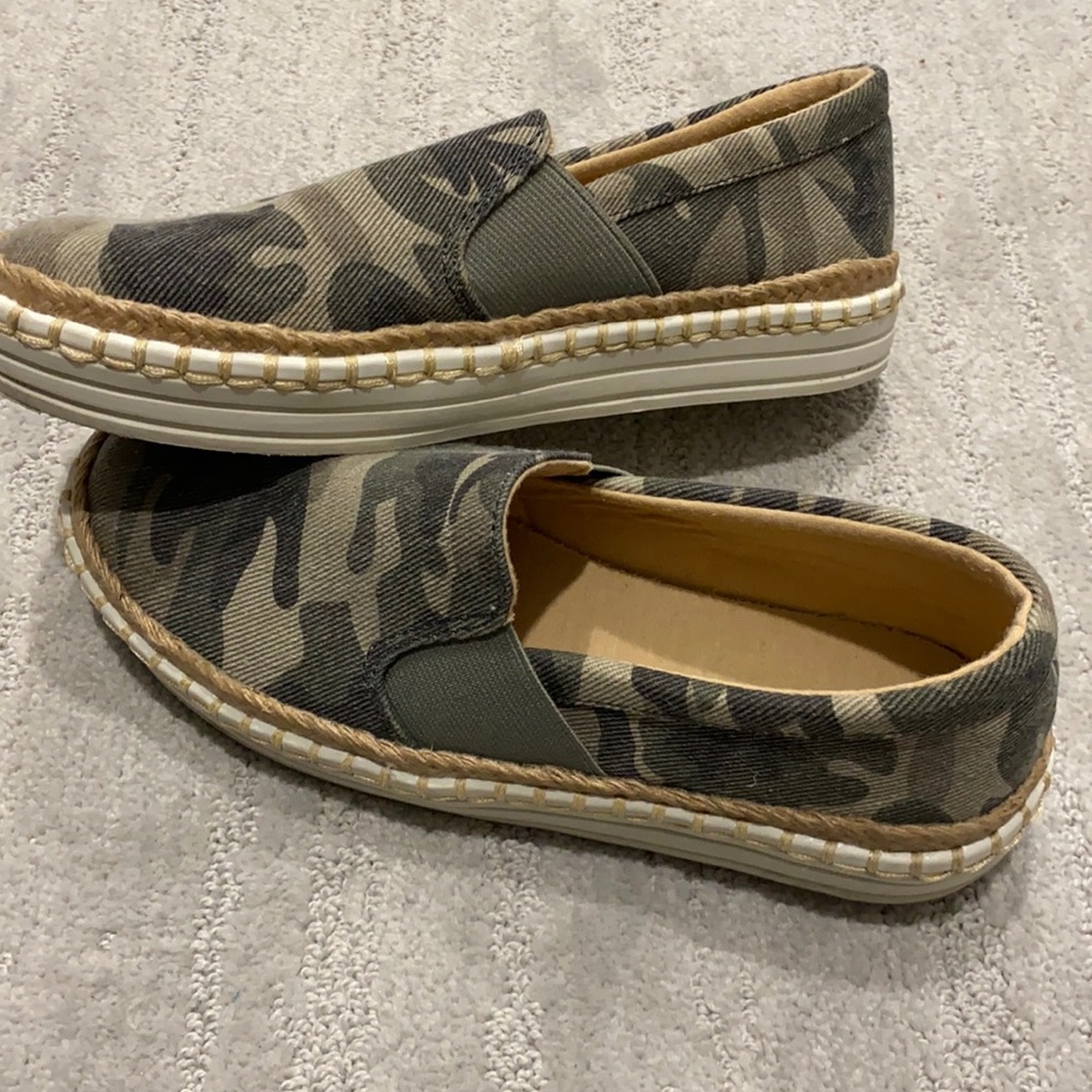 Worn once soda slip on shoes